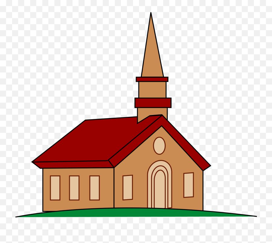 Coloring Clipart Church Coloring Church Transparent Free - Church Lds Clip Art Emoji,Church Emoji