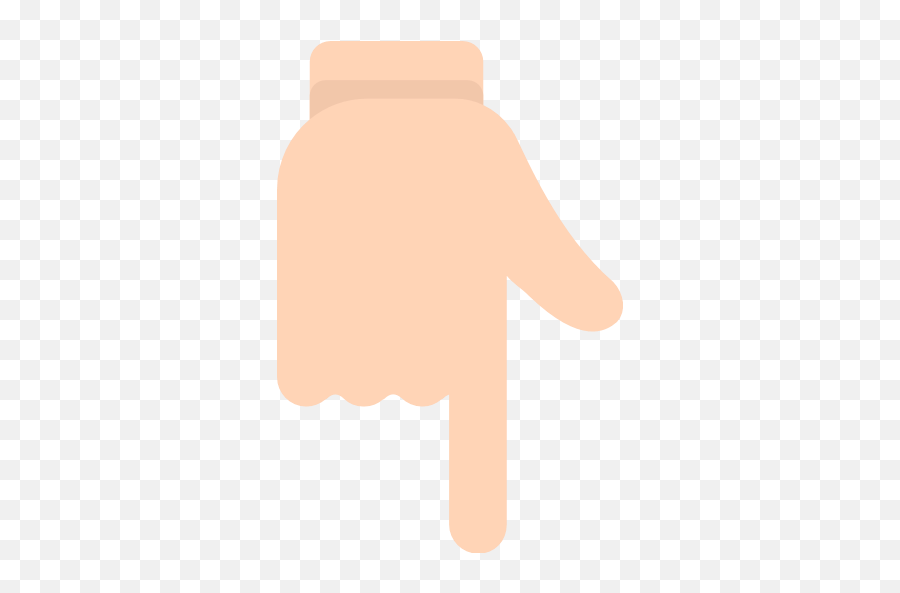 White Down Pointing Backhand Index Emoji For Facebook Email - Emoji Finger Pointing Black Background,Finger Pointing Down Emoji