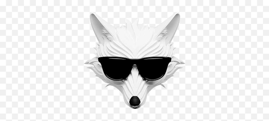 Sticker - Fox With Sunglasses Emoji,Fox Emoji