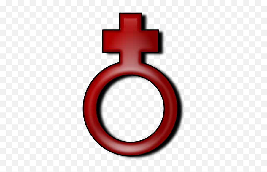 Vector Drawing Of Female Symbol Upside - Female Sign Upside Down Emoji,Upside Down Emoji Png