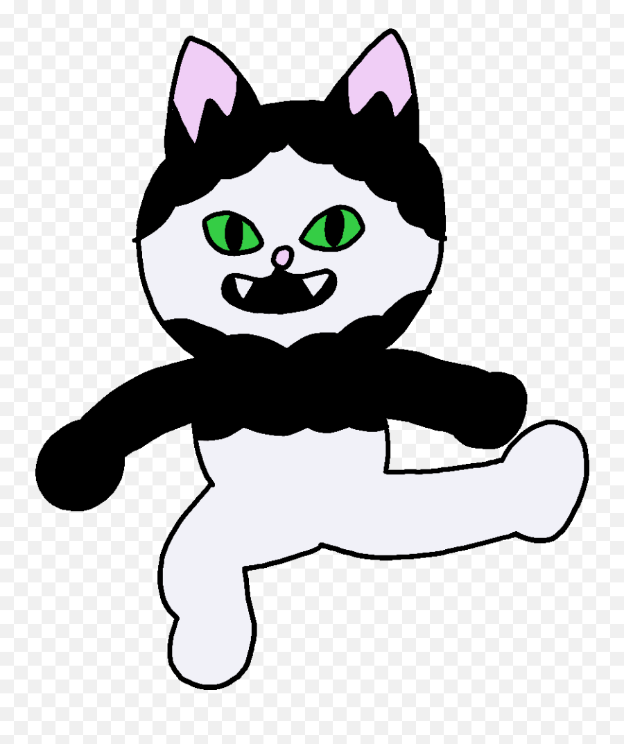 Tuxedo Cat Gifs - Cartoon Emoji,Dancing Cat Emoji
