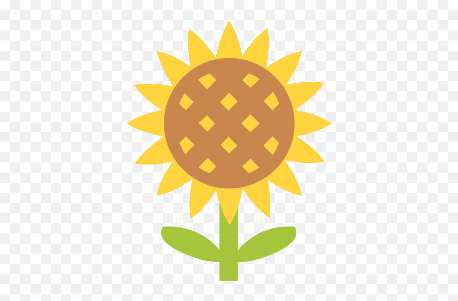 Sunflower Emoji For Facebook Email Sms - Sunflower Image Clipart Png,Sunflower Emoji