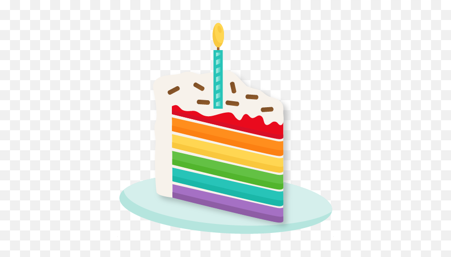Slice Of Birthday Cake Clipart - Birthday Cake Slice Clipart Emoji,Cake Slice Emoji