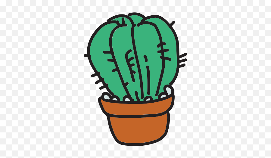 Cactus In Pot Icon - Free Download Png And Vector Cactus Emoji,Cactus Emoji