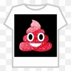 Red Glitter Poo Emoji - Preston T Shirt Roblox,Roblox Emoji Codes