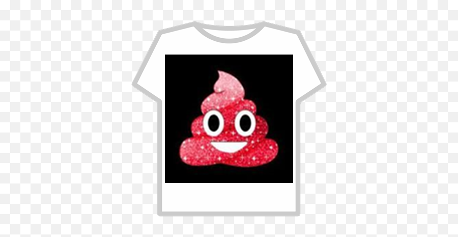 Red Glitter Poo Emoji - Preston T Shirt Roblox,Roblox Emoji Codes