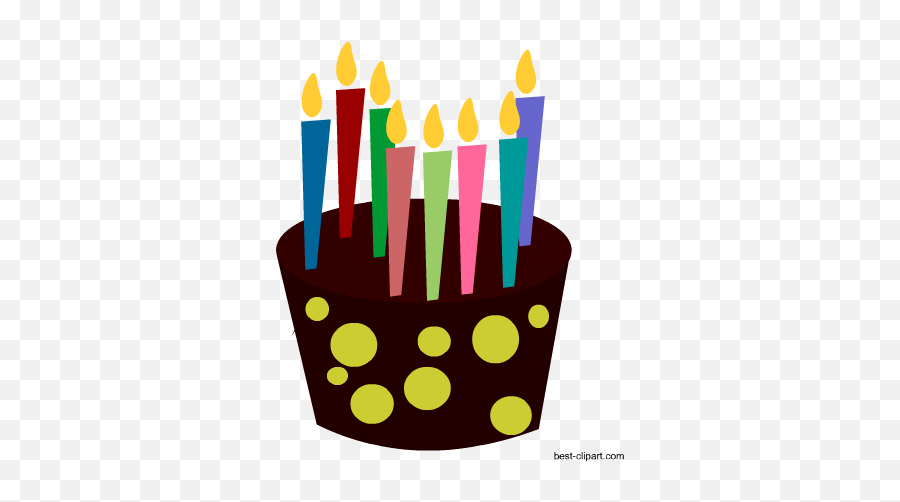 Free Cake And Cupcake Clip Art - Birthday Bingo Free Printable Emoji,Emoji Birthday Candles