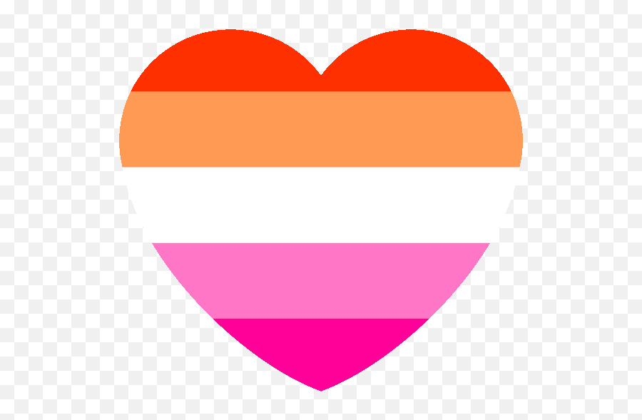 Lesbiheart - Discord Lesbian Heart Emoji,Lesbian Flag Emoji