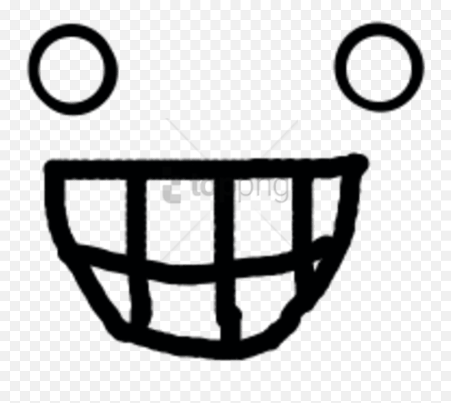 Creepy Smiles No Background Clipart - Creepy Smile No Background Emoji,Gritted Teeth Emoji