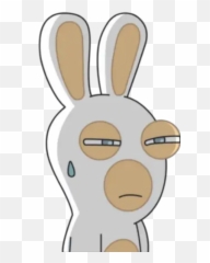 Rabbids Stickers For Whatsapp - Happy Emoji,Pickle Rick Emoji