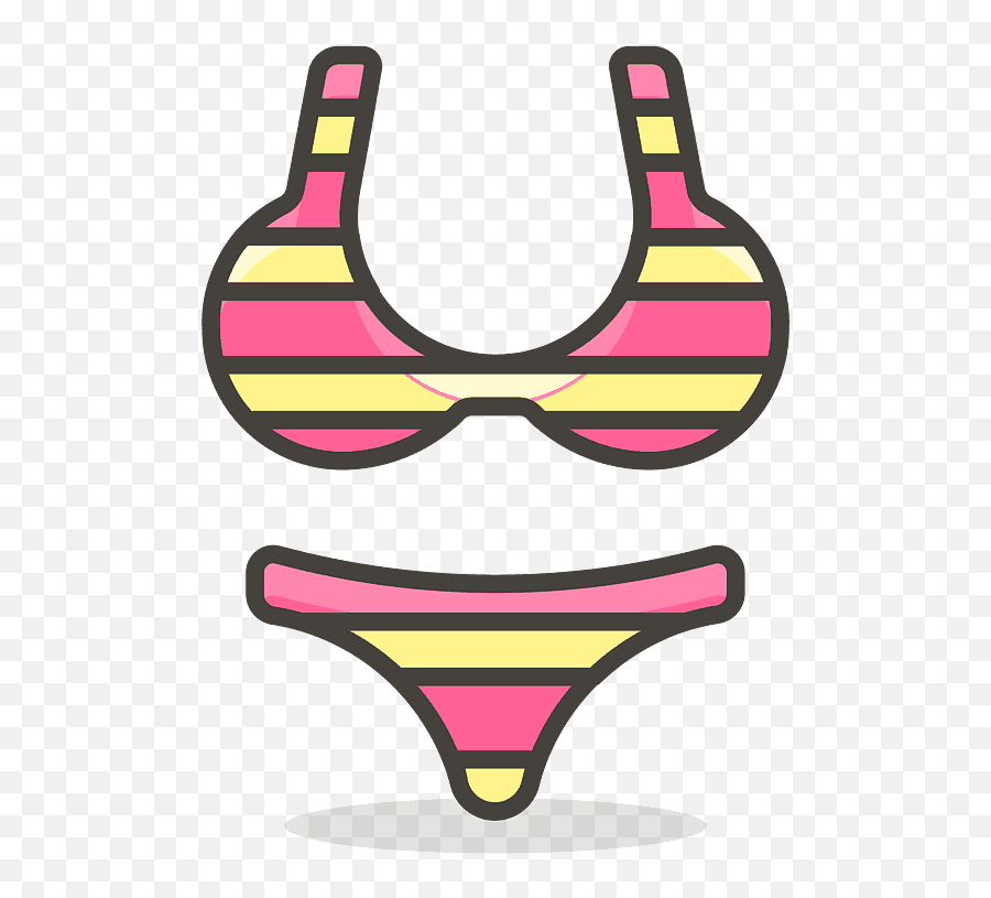 Bikini Emoji Clipart Free Download Transparent Png Creazilla - Biquini Cartoon Png,Bra Emoji