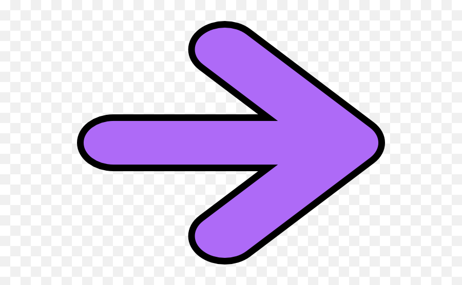 Pin - Purple Arrow Clipart Emoji,Arrow Right Emoji