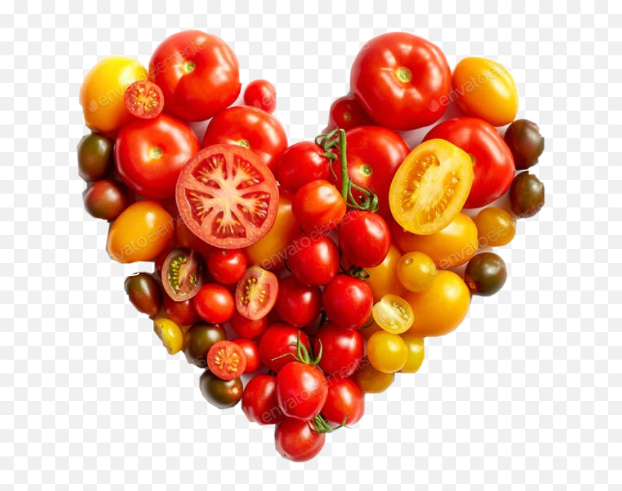 Heart Tomato Sticker - Tomato Heart Shape Emoji,Find The Emoji Tomato