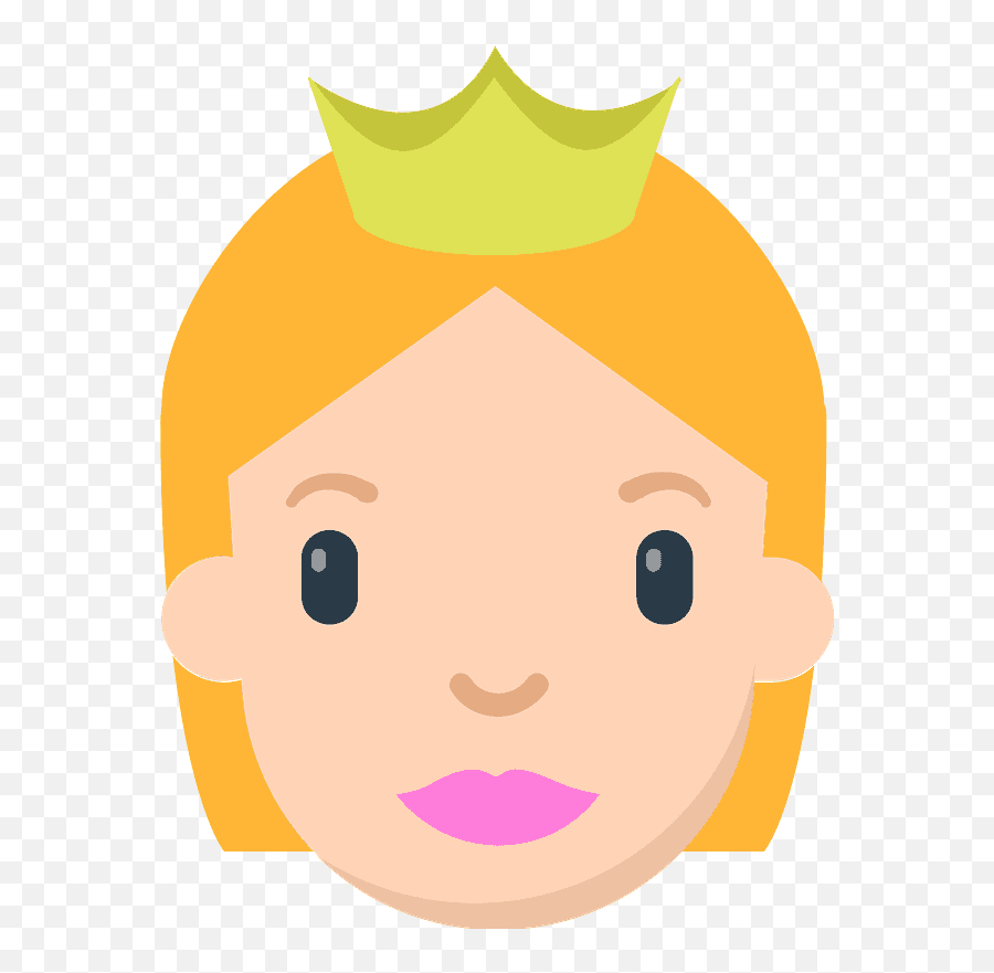 Princess Emoji Clipart Free Download Transparent Png - Happy,Dragon Head Emoji
