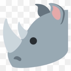 Twemoji2 1f98f - Rhinoceros Emoji,Rat Emoji