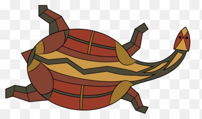 Turtle Aboriginal Rock Art Clipart - Aboriginal Rock Art Png Emoji,Turtle Bird Emoji