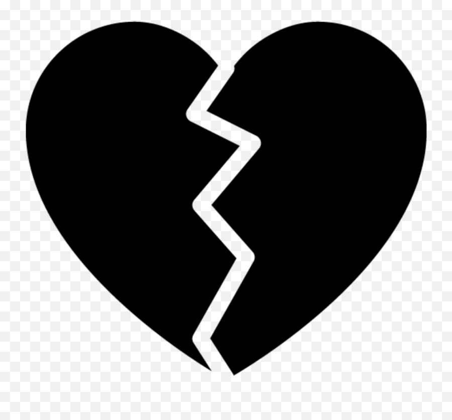 Broken Heart Clipart Picsart - Lil Peep Broken Heart Tattoo Png Emoji,Peep Emoji