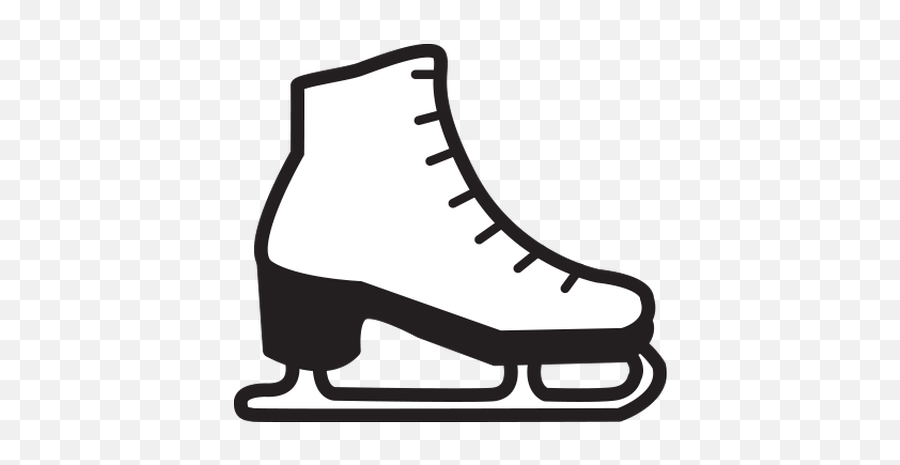 Skates Drawing Easy Transparent Png - Ice Skating Shoes Clip Art Emoji,Ice Skate Emoji