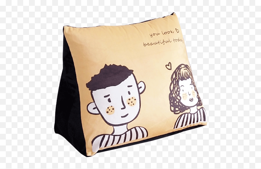 Cute Cushion Bedside Large Office Chair - Cushion Emoji,Large Emoji Pillow