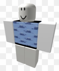 Blue Whale Pajama Shirt With Black Tips - Classic Old Roblox Avatar Emoji,Whale Emoticon