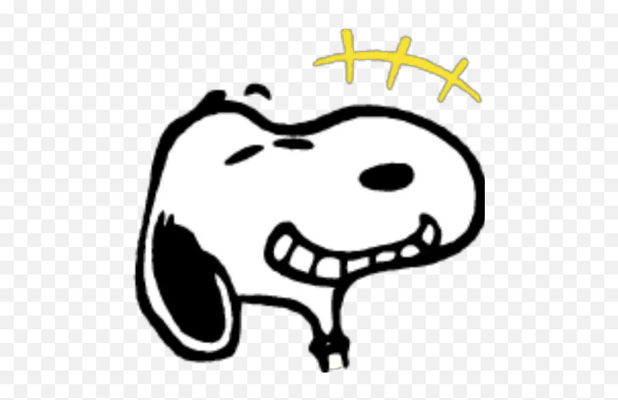 Snoopy Emoji Stickers For Whatsapp - Clip Art,Harley Emoji
