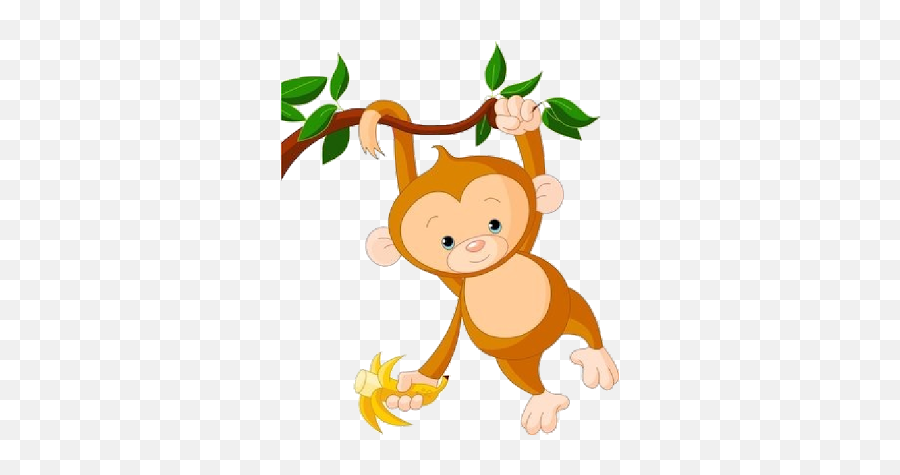 Speak No Evil Monkey Emoji Png - Transparent Cute Monkey Clipart,Speak No Evil Monkey Emoji
