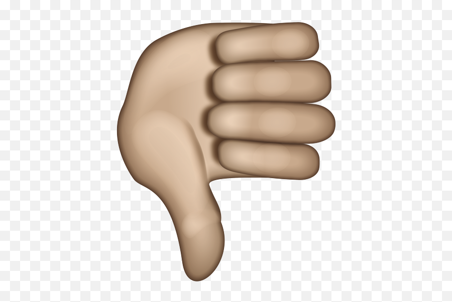 Emoji - Sign Language,Thumbs Down Emoji