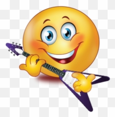 Musician Guitar Emoji - Emoticon