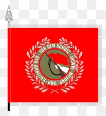 Flagge Kampfgruppen Der - East Germany Emoji