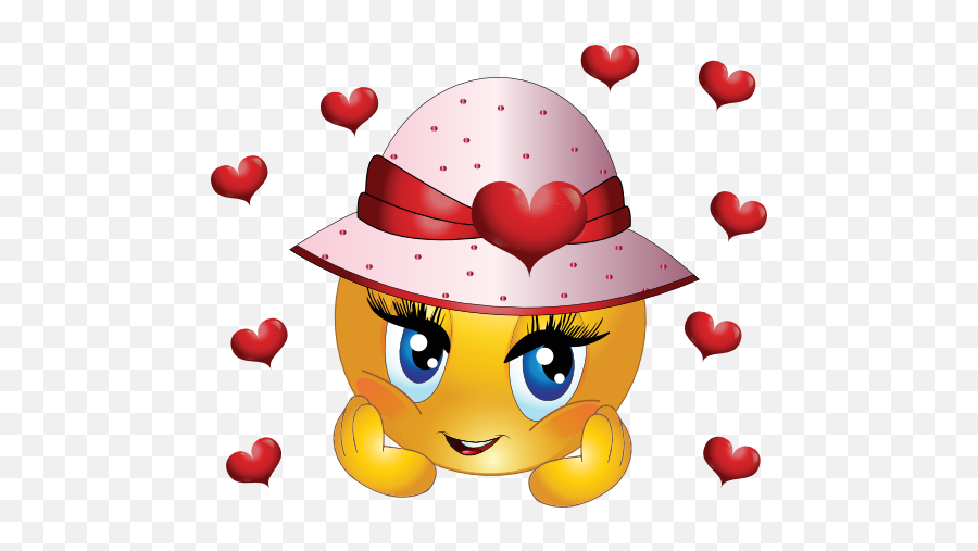 Girl Emoji Clipart - Girl Smiley Face Thumbs Up,Cute Emoji