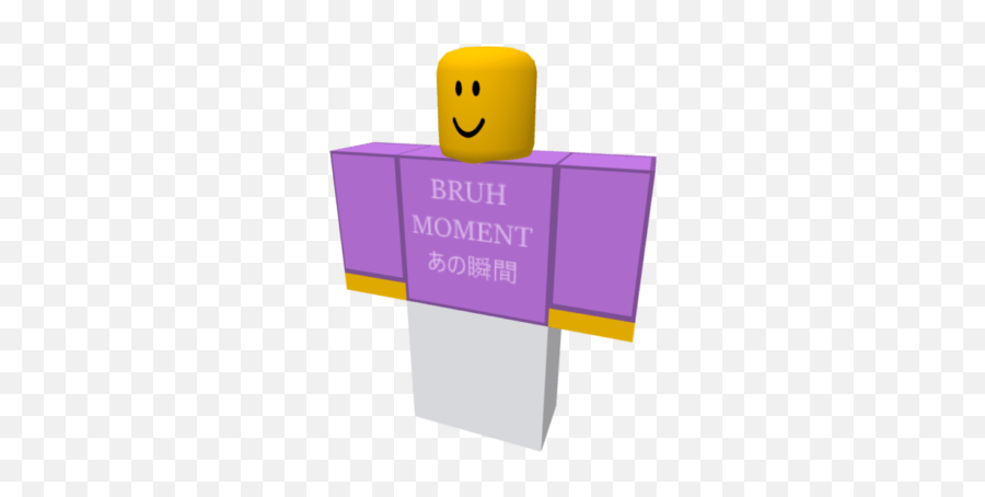Bruh Moment - Brick Hill T Shirts Emoji,Lol Idk Emoticon