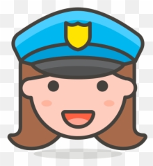 190 - Policeman Face Clipart Emoji