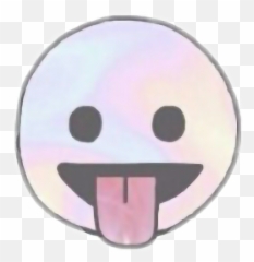 Smile Smileyface Tongueout - Face Pastel Emoji