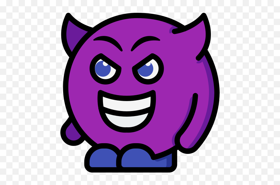 Devil - Clip Art Emoji,Purple Devil Emoji Png