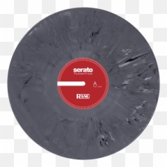 Rane X Serato Pressing 12 Grey Vinyl Pair - Serato Emoji,Megaphone Emoji