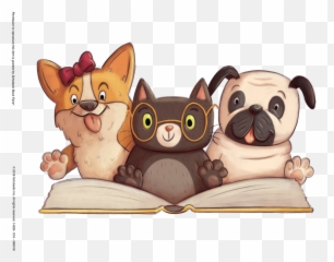 Paws For Books Book Fair Transparent - Cartoon Library Book Clipart Emoji,Paws Emoji