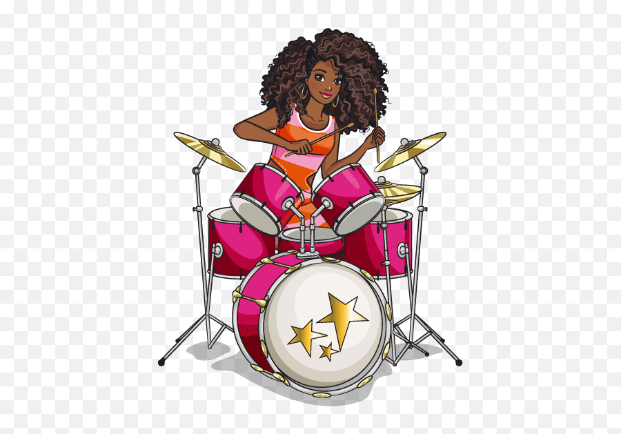 Barbie Band Tynker - Drum Kit Emoji,Drums Emoji