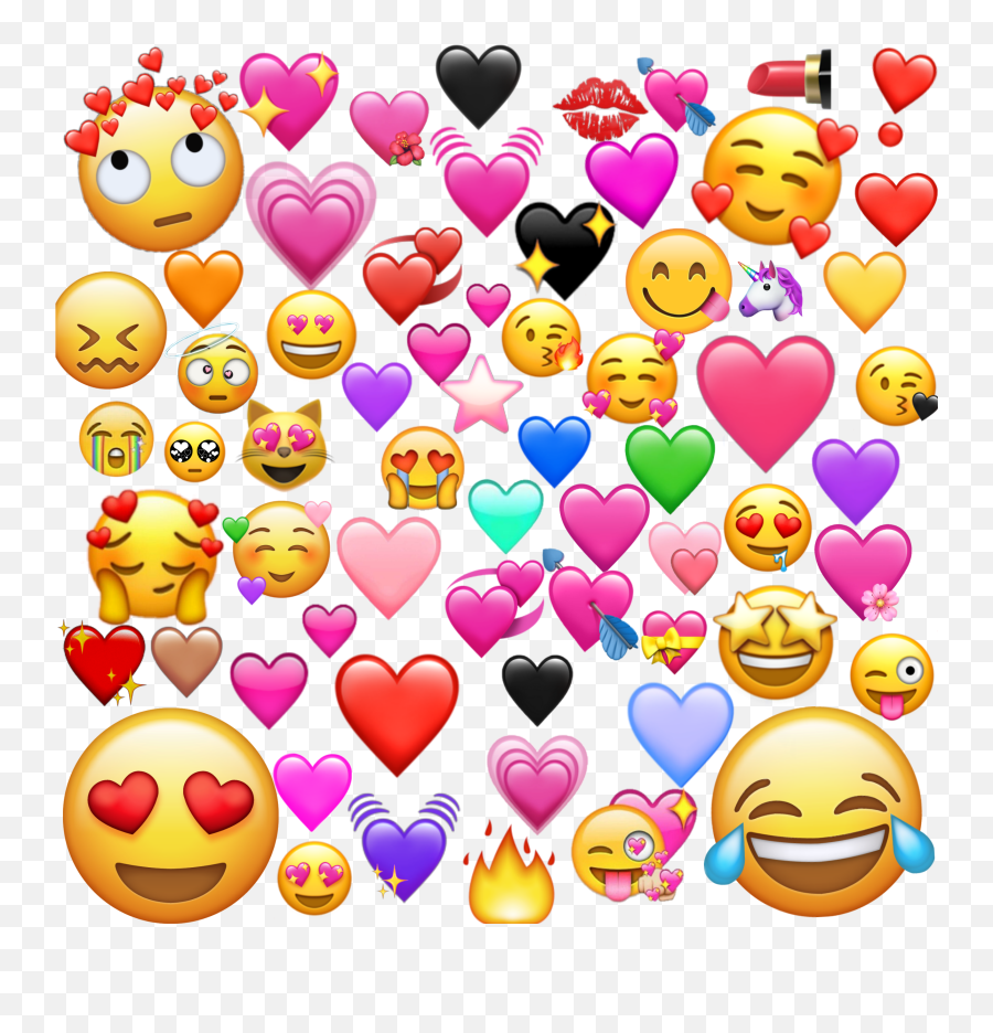 Emoji Backround Lovely Freetoedit Heart July 17 Emoji Free 