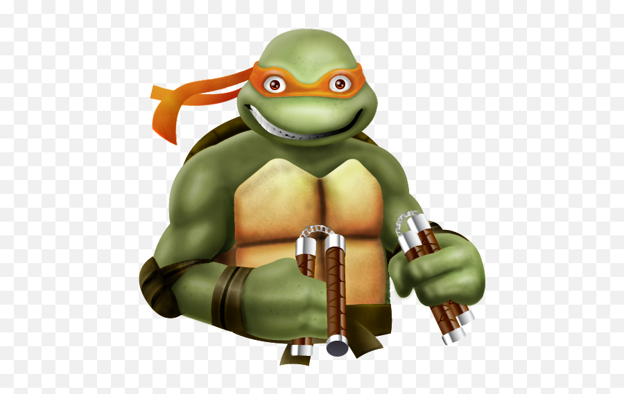 Michelangelo Icon Tmnt Iconset Yellow Icon Design - Teenage Mutant Ninja Turtles Michelangelo Emoji,Ninja Turtle Emoji
