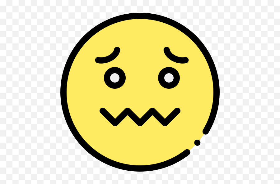Scare - Happy Emoji,Scared Emoticon