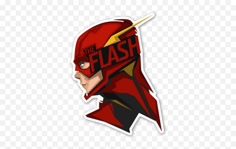 Art The Flash Sticker - Stickers De The Flash Emoji,The Flash Emoji