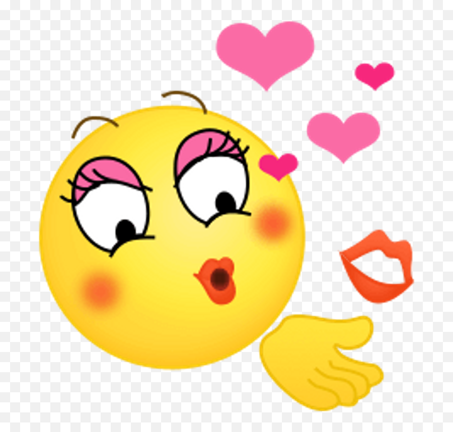 Kiss Emoji Clipart - Happy,Couple Kissing Emoji