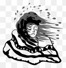 Plains Indians Woman In Shaw Vector Clipart Image - Bolivian And Argentine Hemorrhagic Fevers Emoji,Ghost Emoji