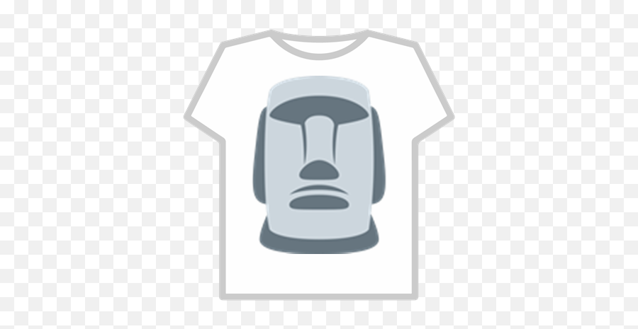 Transparent Moyai Emoji T - Smurf T Shirt In Roblox,Wolverine Emoji
