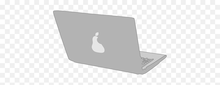 Laptop From Real Vector Illustration - Laptop Back Vector Png Emoji,Emoji Mac Keyboard