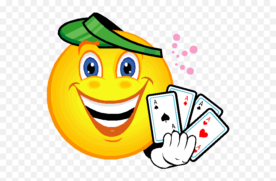 Smiley Gif Download Free Clip Art - Smile Poker Emoji,Congratulations Emoticons