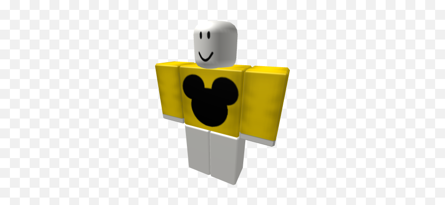 Mickey Mouse Yellow Shirt - Roblox Sweater Emoji,Mickey Mouse Emoticon