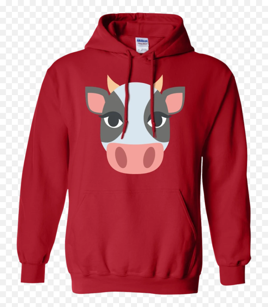 Cow Face Emoji Hoodie - Not My President Hoodie,Emoji Cow