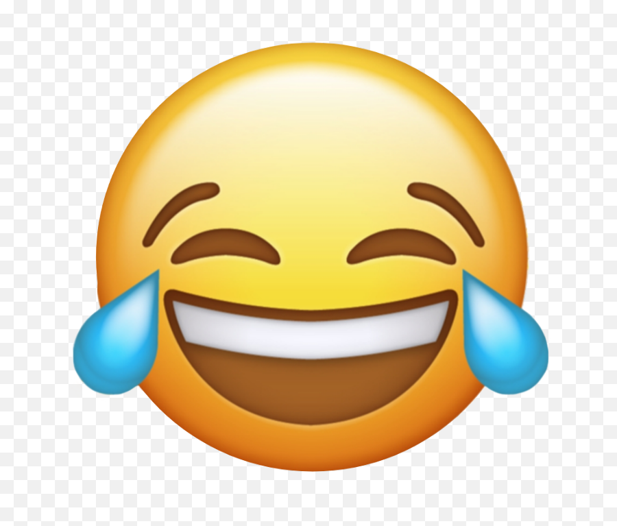 Emoji Yellow Conedy Funny Laughing Laugh Aestheic Anima - Funny Emoji,Laughing Emoji Meme