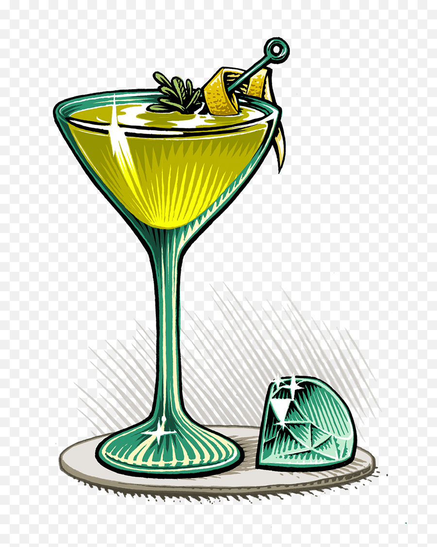 Batched Martini Cocktail Moment - Clip Art Emoji,Martini Emoji